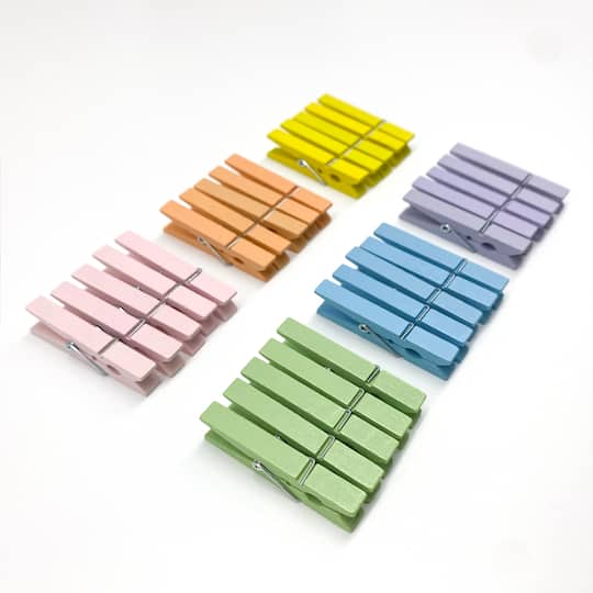 Medium Pastel Clothespins by Recollections&#x2122;